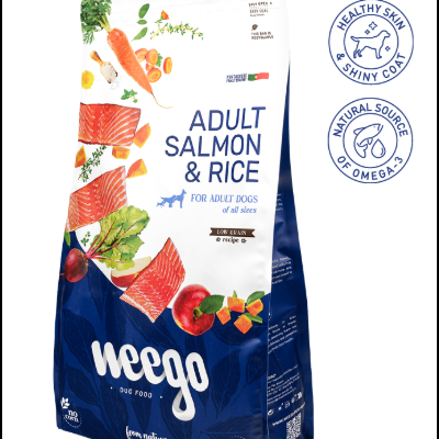 Weego Dog Food Adult Salmon & Rice Low Grain