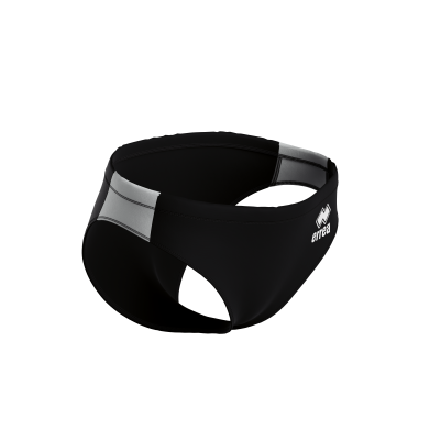 Cueca desportiva preta com logo errea