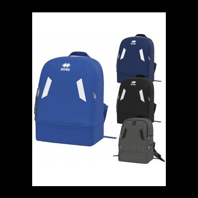 Mochilas Erreà em azul, preto e cinza com detalhes brancos