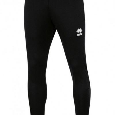Calças justas pretas com logótipo 'errea' branco