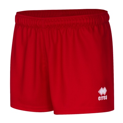 Shorts desportivos vermelhos com logótipo errea