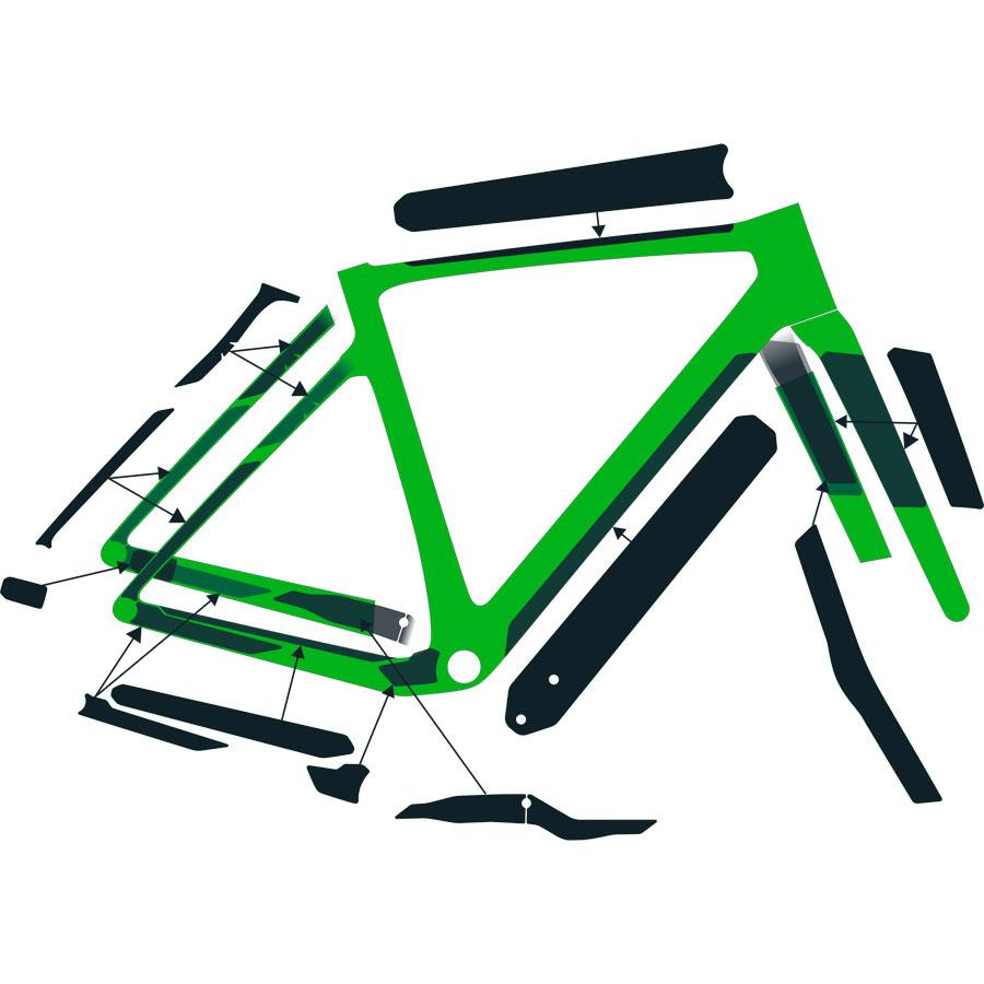 KIT PROT. DE QUADRO SYNCROS FRAME PROTECTION KIT ADDICT GRAVEL