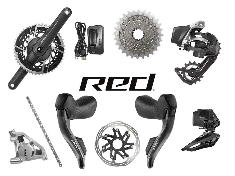 GRUPO SRAM RED AXS ROAD ROAD GROUP 2x12 | POWERMETER CRANK 50-37 TEETH