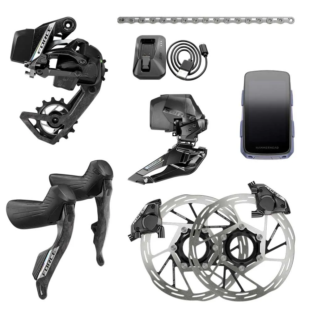 GRUPO SRAM FORCE E-TAP E1 AXS + KAROO