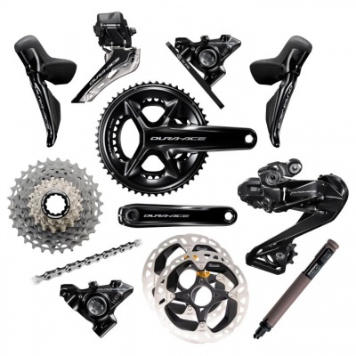 GRUPO SHIMANO DURA-ACE Di2 R9270 - 2x12V | 52-36 D | 172,5 mm | CASSETE 11-30 D