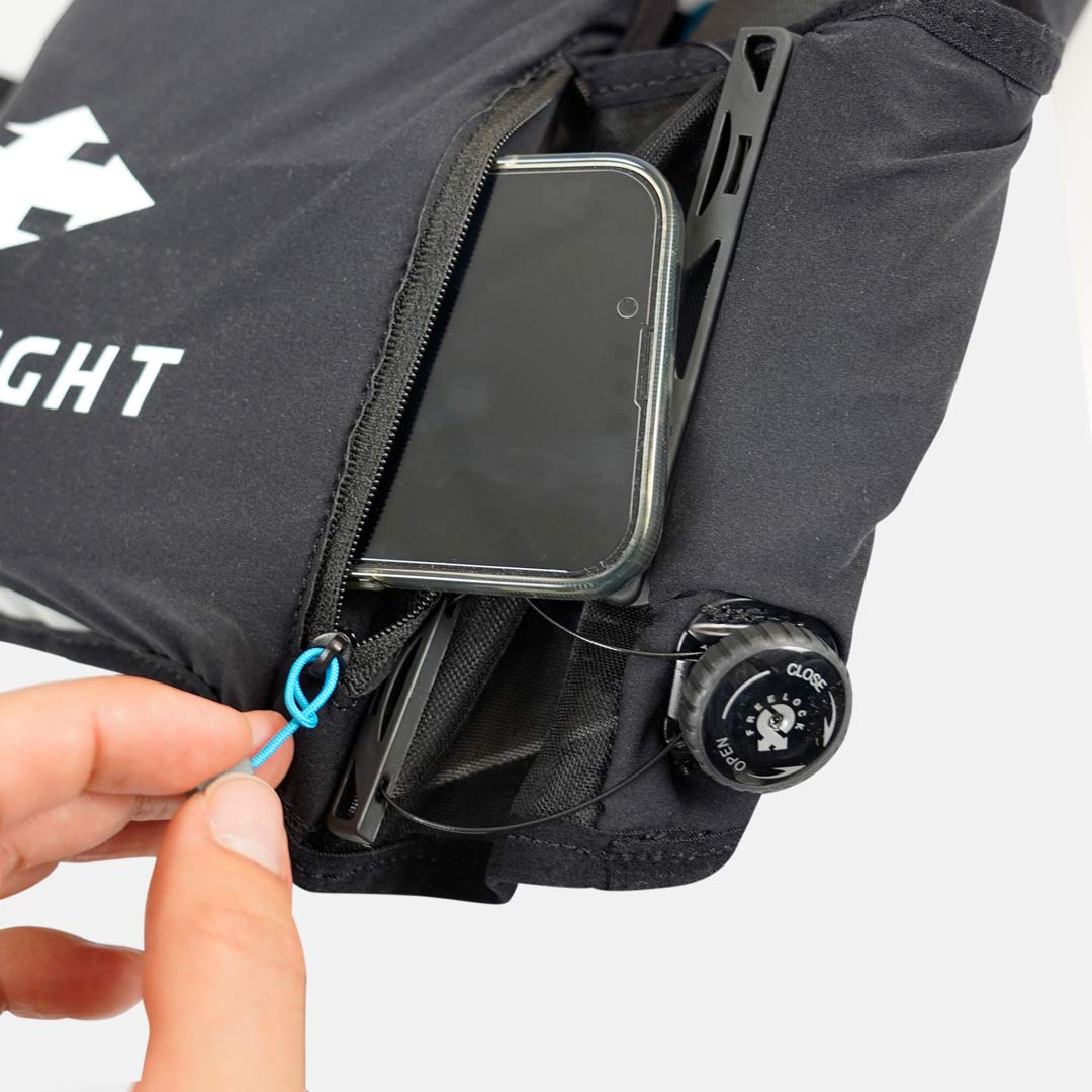 Colete de Hidratação RESPONSIV VEST 18L BLACK BLUE | RaidLight