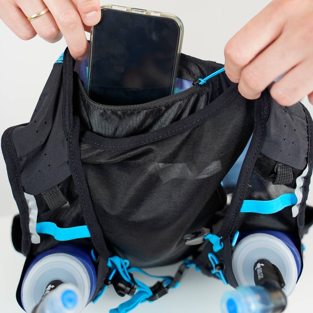 Colete de Hidratação RESPONSIV VEST 18L BLACK BLUE | RaidLight