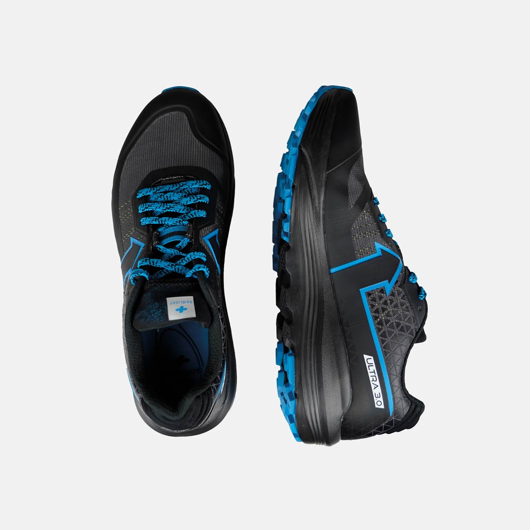 Sapatilha de Trail ULTRA 3.0 BLACK BLUE | RaidLight