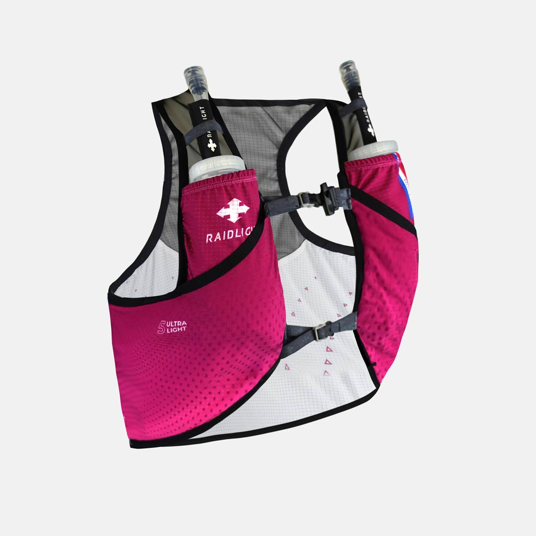 Colete de hidratação ULTRALIGHT 5L FUSCHIA | RaidLight