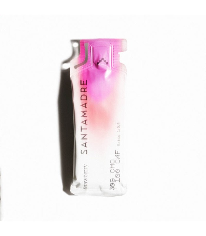 Barra de chocolate SANTAMADRE com embalagem rosa e branca