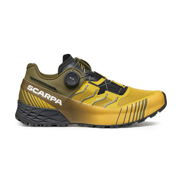 Sapatilha de Trail RIBELLE RUN KALIBRA HT OIL YELLOW IVY GREEN| SCARPA