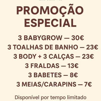 👶💫 Promoção especial Era Uma Vez – Aproveite os nossos packs económicos!