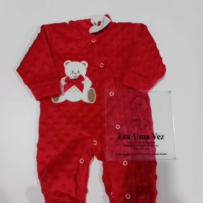 Babygrow pipoca para bebé