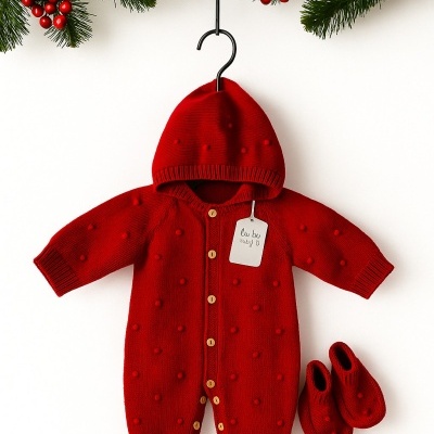 Macacão bebé ,gorro e carpins malha