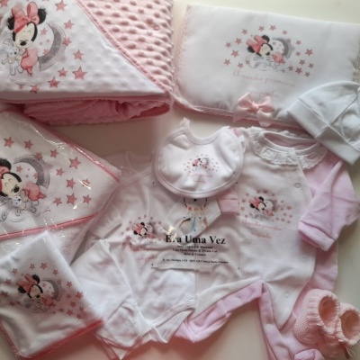 Conjunto Minnie/Mickey bebé