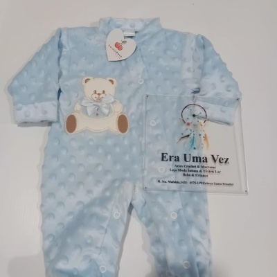 Babygrow pipoca para bebé