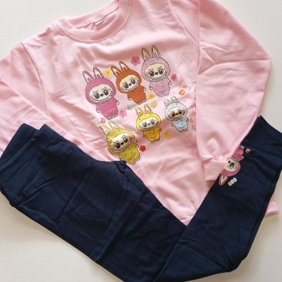 Camisola e leggings Labubu
