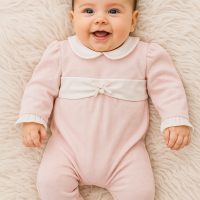 Babygrow de gola para bebé