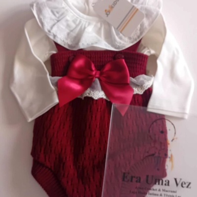 Fofo renda e bodie gola