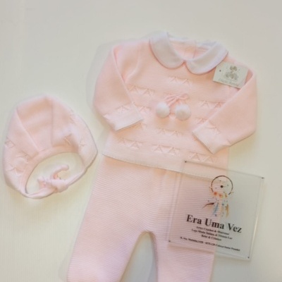 Camisola e calça de bebé