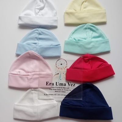 Gorro algodão bebé