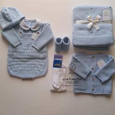 Conjunto saída maternidade malha