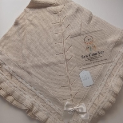 Manta xaile bebé malha