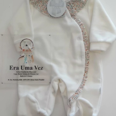 Babygrow folho para bebé 1 mês