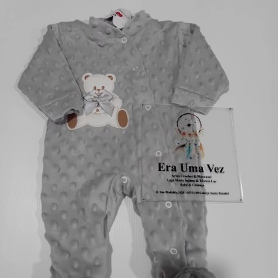 Babygrow pipoca para bebé