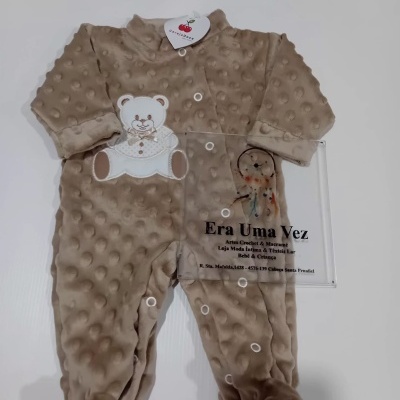 Babygrow pipoca para bebé
