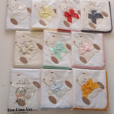 Fralda urso c/ laço