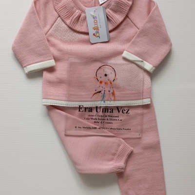 Camisola e calça de bebé