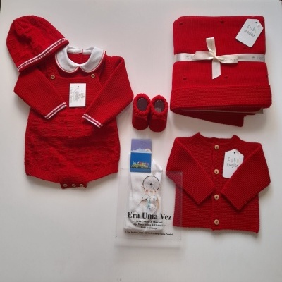 Conjunto saída maternidade malha