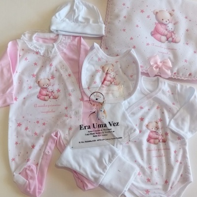 Primeira roupinha ursinho e coelho