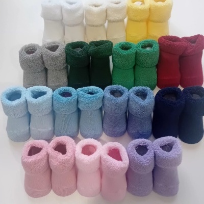 Meias de bebé felpo