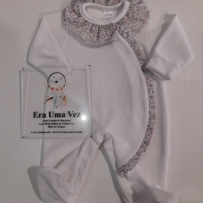 Babygrow folho para bebé 1 mês