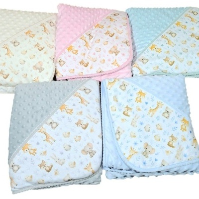 Manta bebé pipoca estampada