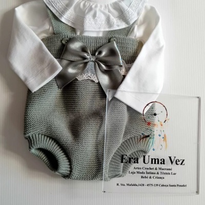 Fofo renda e bodie gola