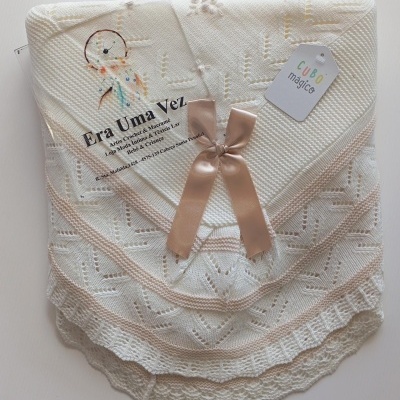 Manta xaile bebé malha