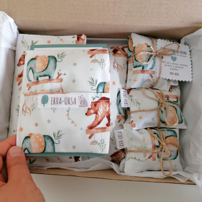 Pack "Mamã e Bebé Feliz" + Almofadinhas de Cheiro