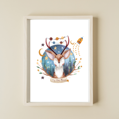 Ilustração: "To the moon"