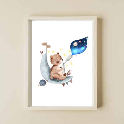 Ilustração: "Um ursinho visionário"