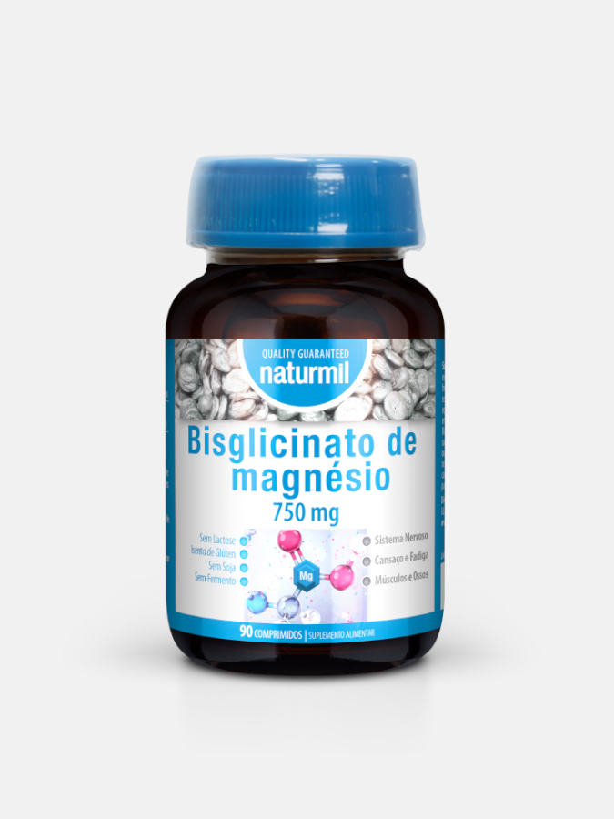 Bisglicinato de Magnésio 750mg - 90 comprimidos Bisglicinato de Magnésio 750mg - 90 comprimidos