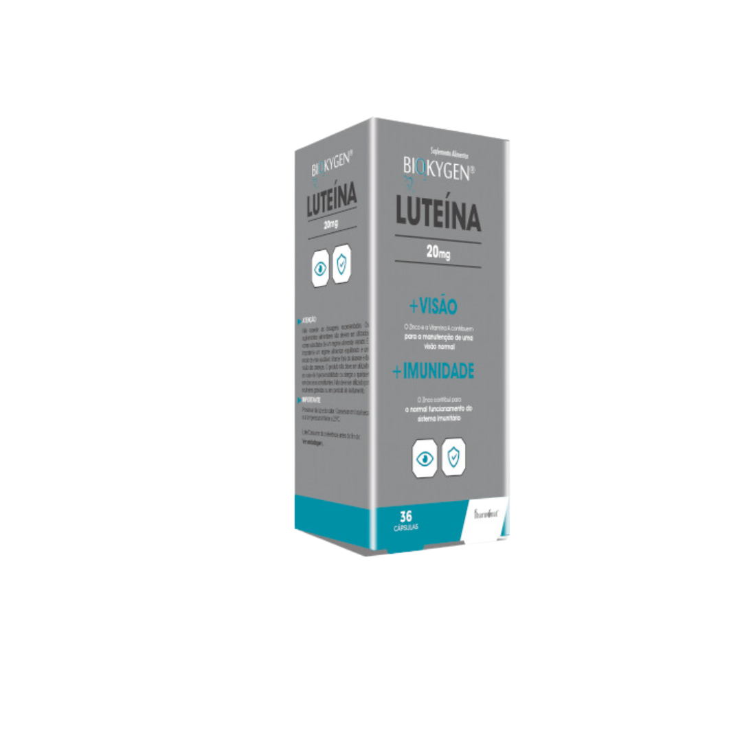 Biokygen Luteína 20mg - 36 Cápsulas Fharmonat Biokygen Luteína 20mg - 36 Cápsulas Fharmonat