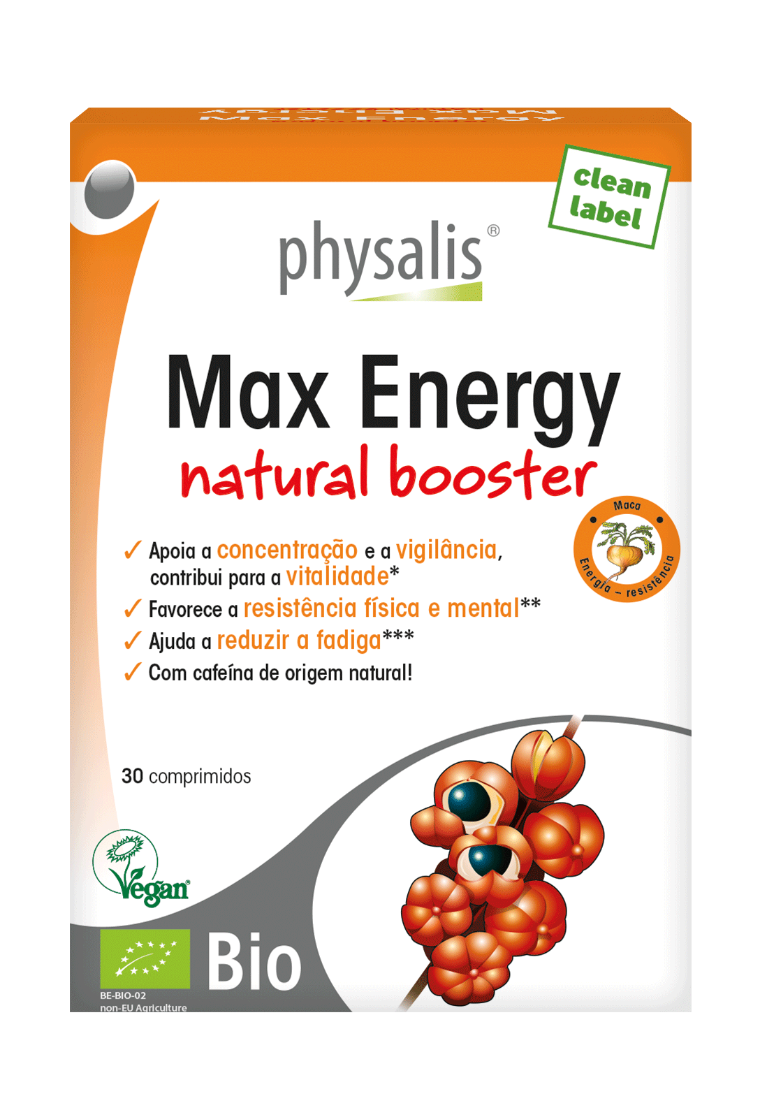 Max Energy Natural Booster 30 comprimidos Max Energy Natural Booster 30 comprimidos