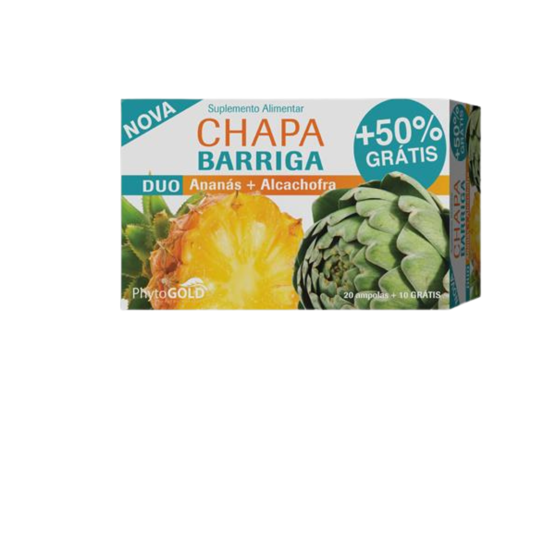 Chapa Barriga Duo 20+10ampolas x 10ml Phytogold Chapa Barriga Duo 20+10ampolas x 10ml Phytogold