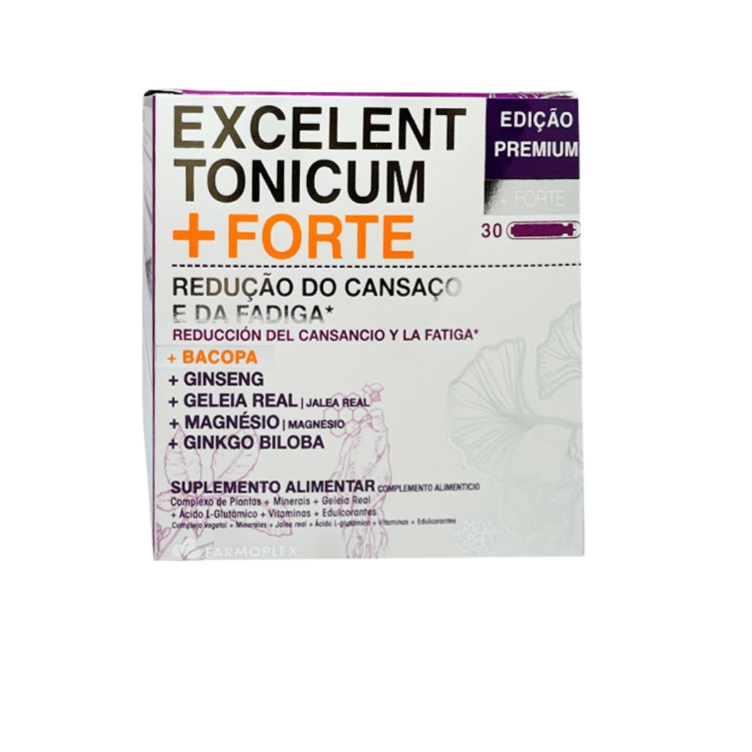 EXCELENT TONICUM + FORTE 30 AMPOLAS FARMOPLEX EXCELENT TONICUM + FORTE 30 AMPOLAS FARMOPLEX
