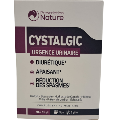 Cystalgic Urgência Urinária - 15 cápsulas