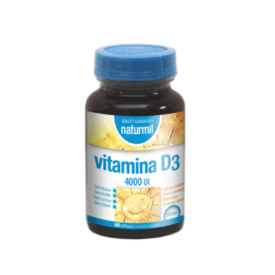 Vitamina D3 4000UI - 60 Cápsulas Naturmil