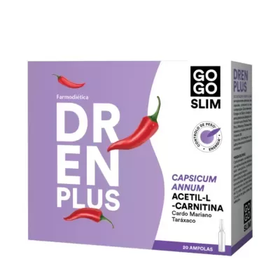 Go Go Slim Dren Plus - 20 ampolas